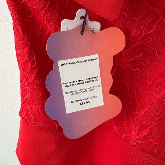 NWT Smoothing Lace TANGA Bodysuit size XL - Picture 8 of 10